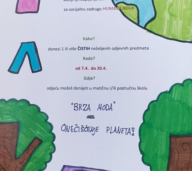 Proljetna akcija prikupljanja tekstilnog otpada (7. – 20. travnja)